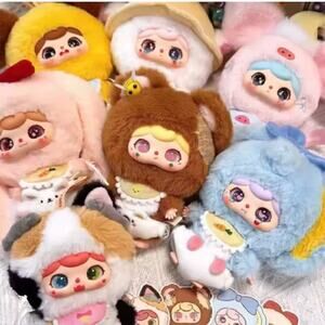 Three Babies Toy Crie Baby Animal Kindergarten Series II New in Box